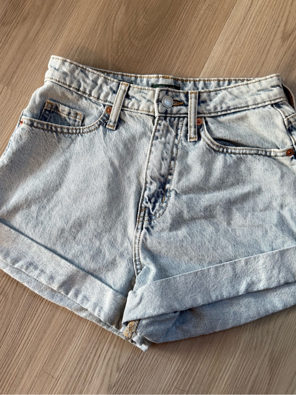 Wild Fable High-Rise Light Blue Denim Shorts